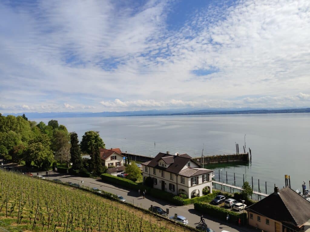 Ausblick auf den Bodensee, Meersburg Sehenswürdigkeiten, Bodensee