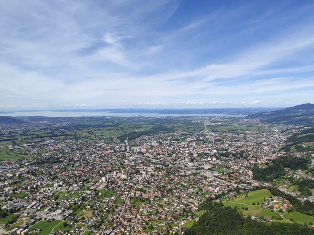 Aussicht Karren, Dornbirn, Österreich