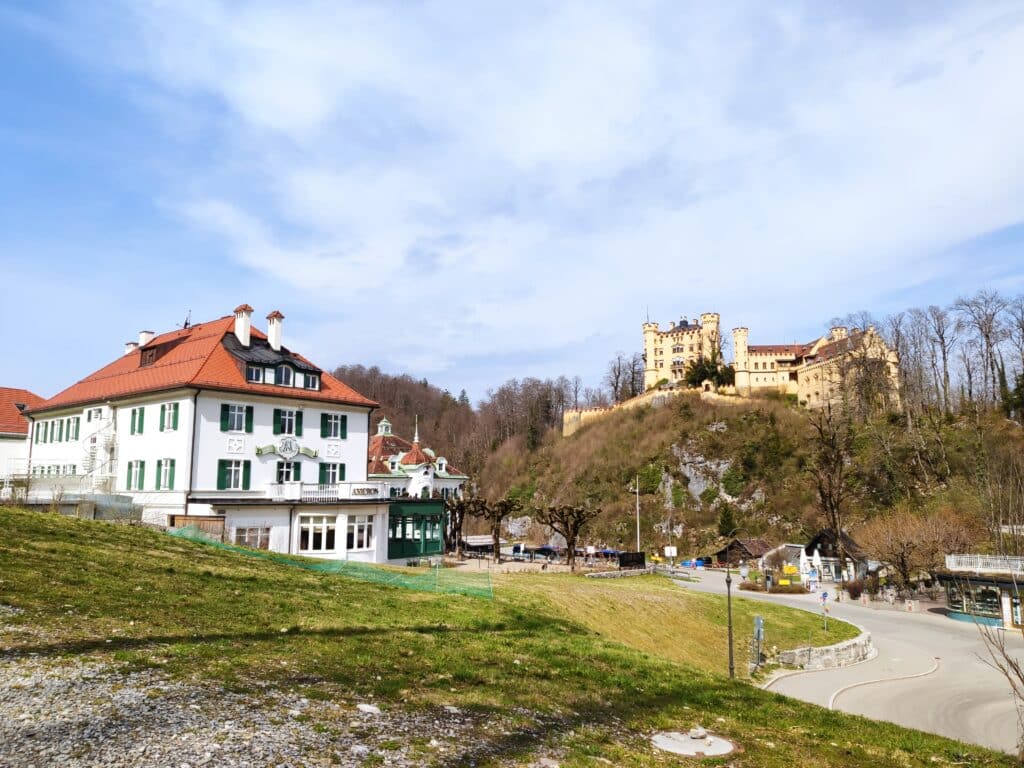 Wanderung Schloss Neuschwanstein, Bayern, Deutschland
