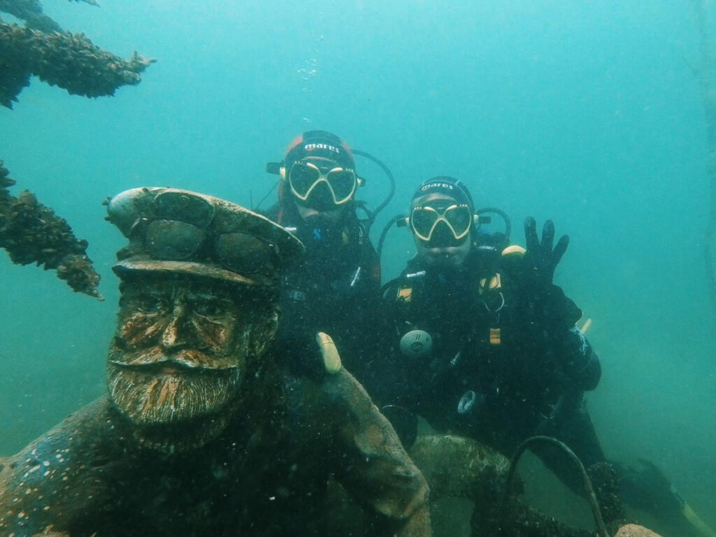 Tauchen im Bodensee, Meersburg