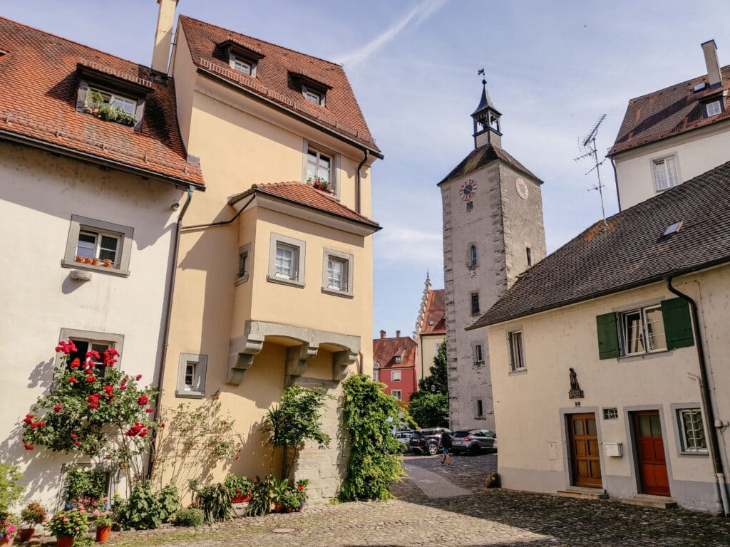 Zeughaus und Narren-Brunnen Insel Lindau