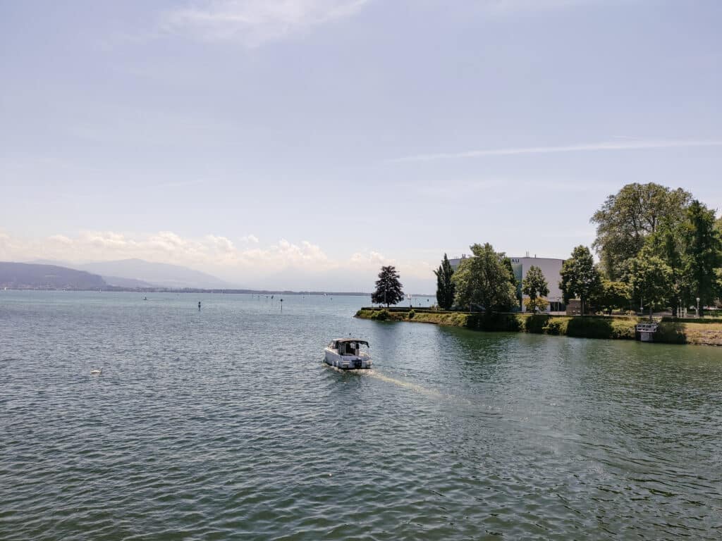 Toskanapark Lindau, Blick auf Spielbank Lindau, Lindau Sehenswürdigkeiten, Bodensee