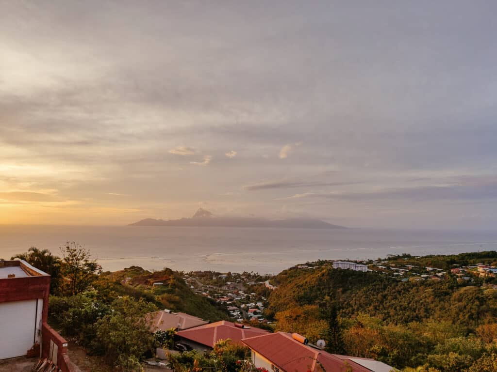 Sonnenuntergang Tahiti