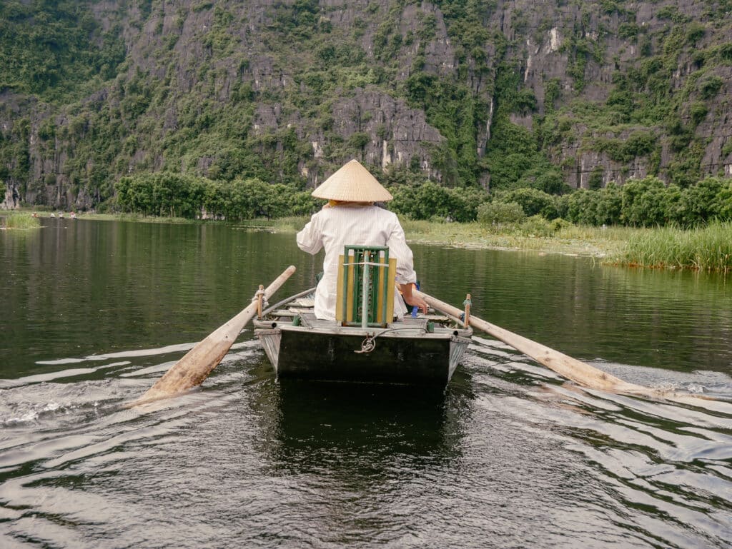 Trockene Halong Bucht, Tam Coc, Vietnam