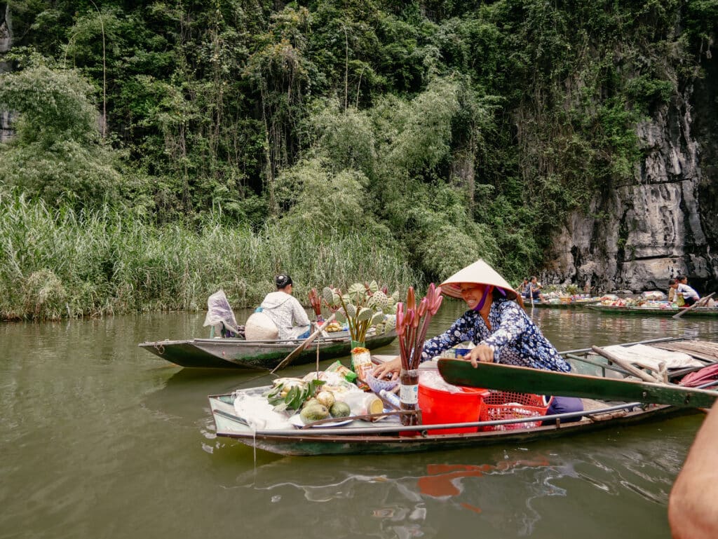 Trockene Halong Bucht, Tam Coc, Ninh Binh Sehenswürdigkeiten, Vietnam