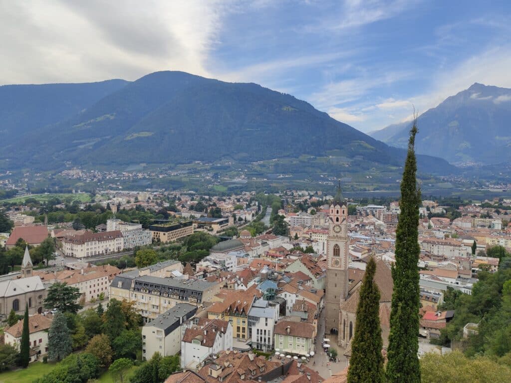 Aussicht vom Pulverturm, Meran, Südtirol