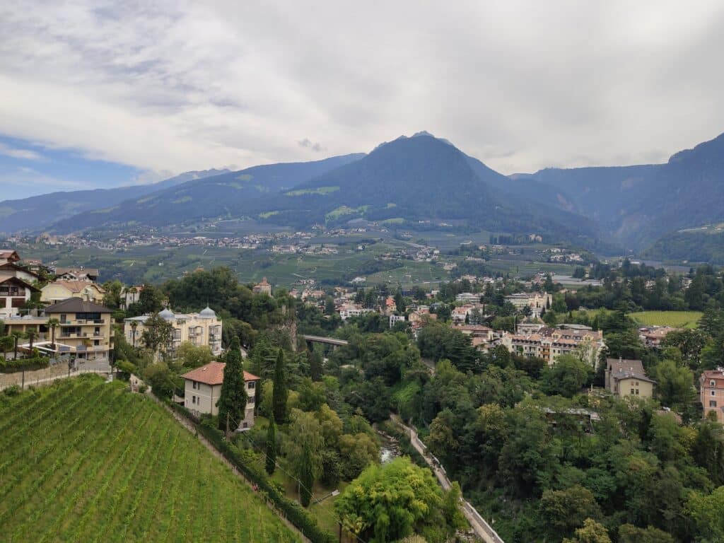 Aussicht vom Pulverturm, Meran, Südtirol