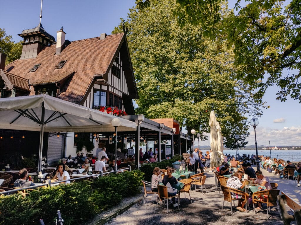 Bregenz Wirtshaus am See, Bodensee, Österreich