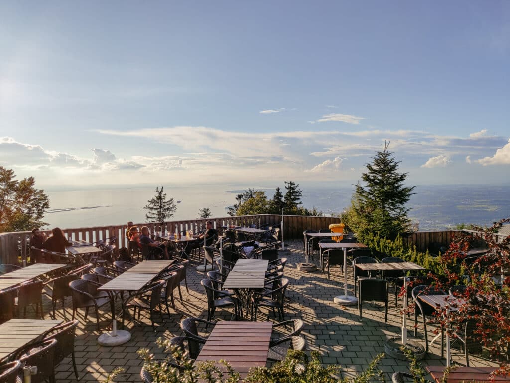 Bregenz, Aussicht vom Pfänder, Bodensee, Österreich