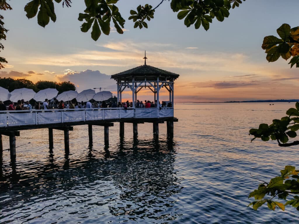 Bregenz Sehenswürdigkeiten, Sunset Bar, Bodensee, Österreich