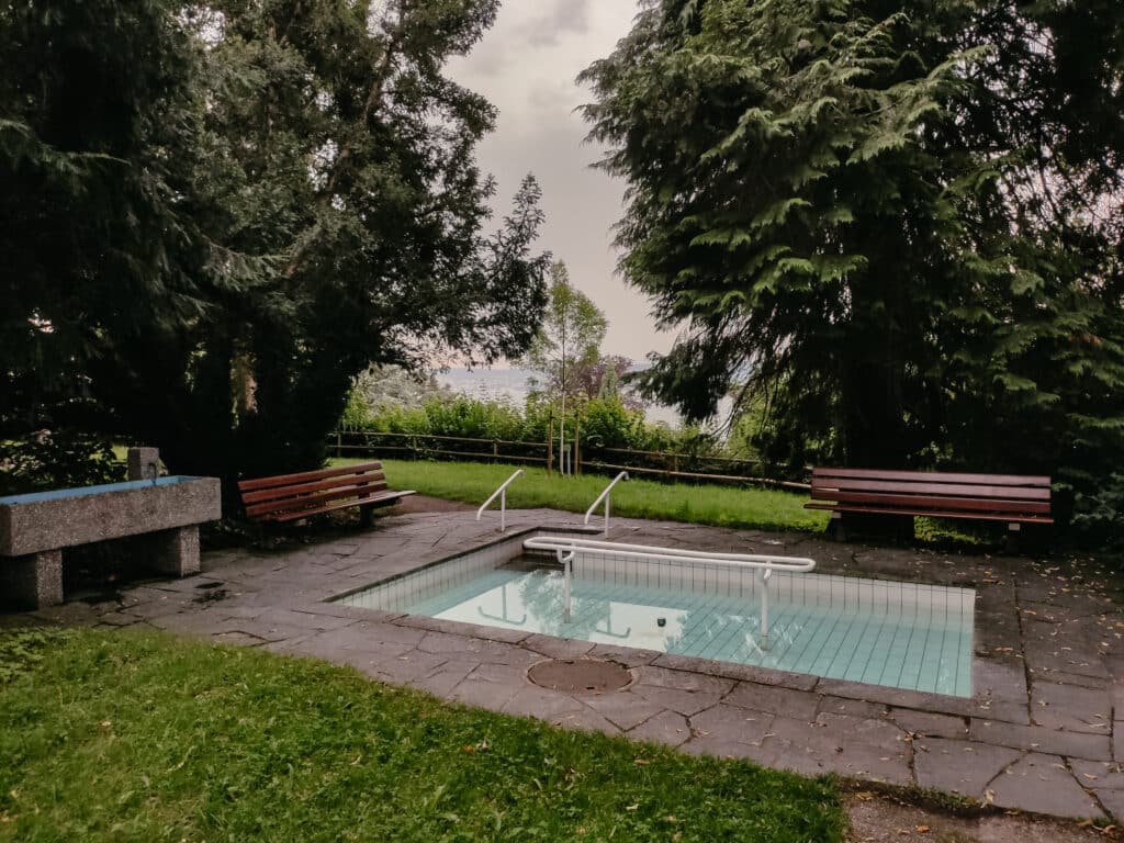 Kneippbecken in Überlingen am Bodensee