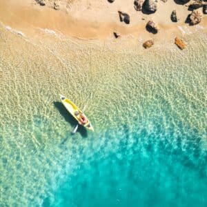 Kajakfahren in der Lagune, Knysna Sehenswürdigkeiten, Garden Route, Südafrika