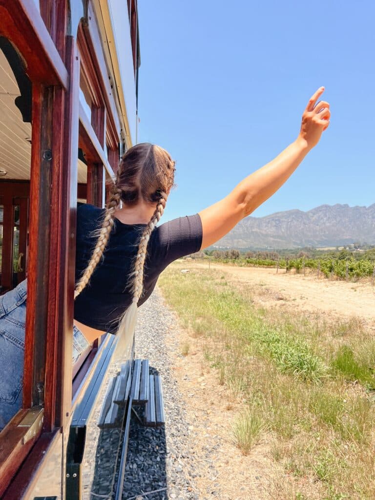 Winetram Franschhoek, Franschhoek Sehenswürdigkeiten, Südafrika