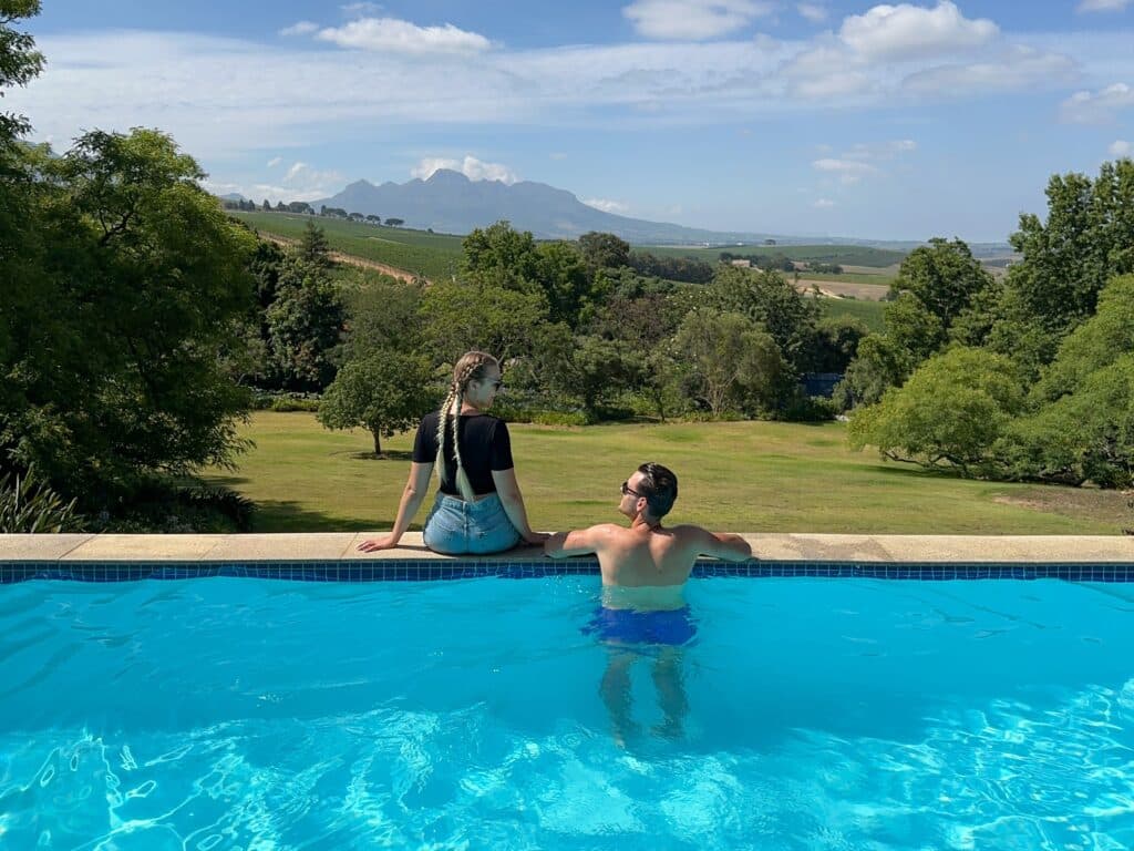 Weinregion Südafrika Stellenbosch Sugarbird Manor