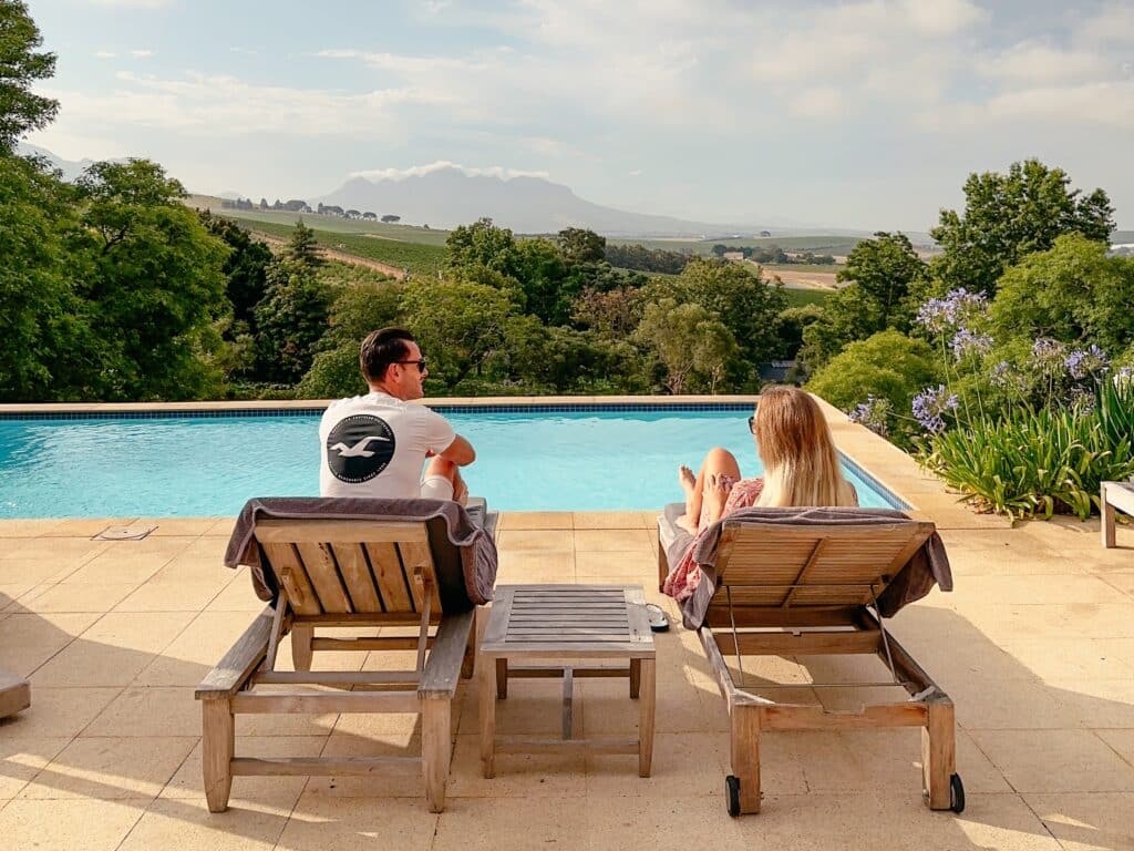 Weinregion Südafrika Stellenbosch Sugarbird Manor