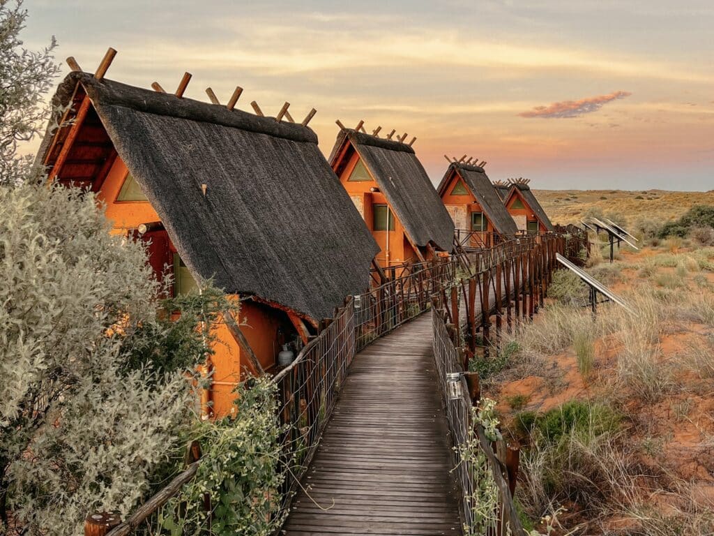!Xaus Lodge, Kalahari, Kgalagadi Transfrontier Nationalpark, Südafrika