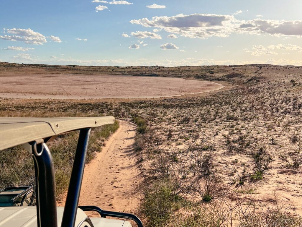 !Xaus Lodge, Kalahari, Kgalagadi Transfrontier Nationalpark, Südafrika