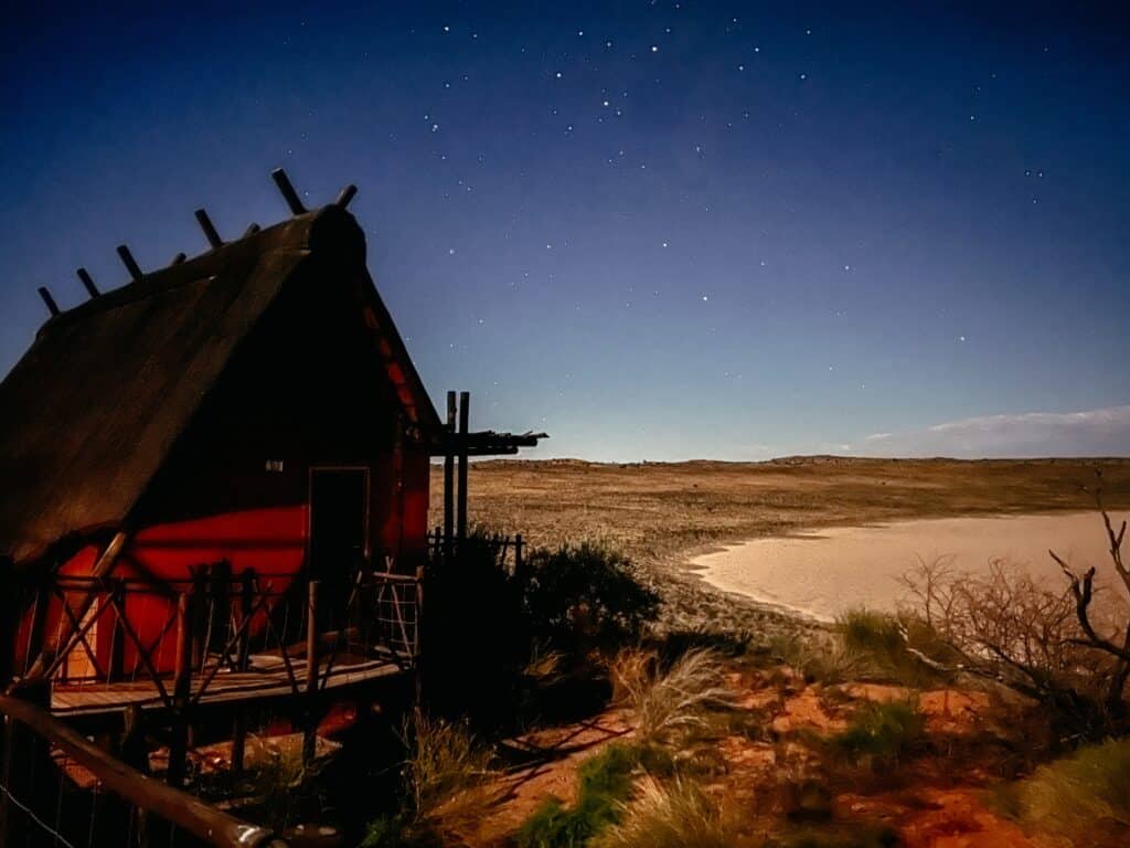 !Xaus Lodge, Kalahari, Kgalagadi Transfrontier Nationalpark, Südafrika