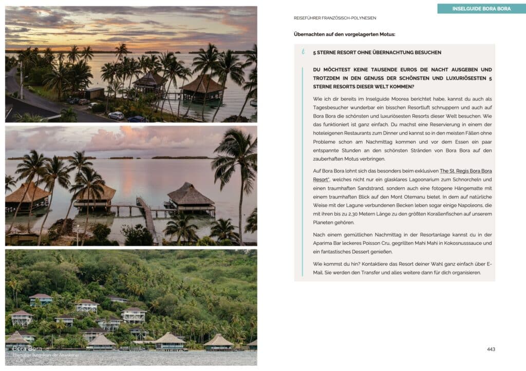 Reiseführer Französisch Polynesien Bora Bora