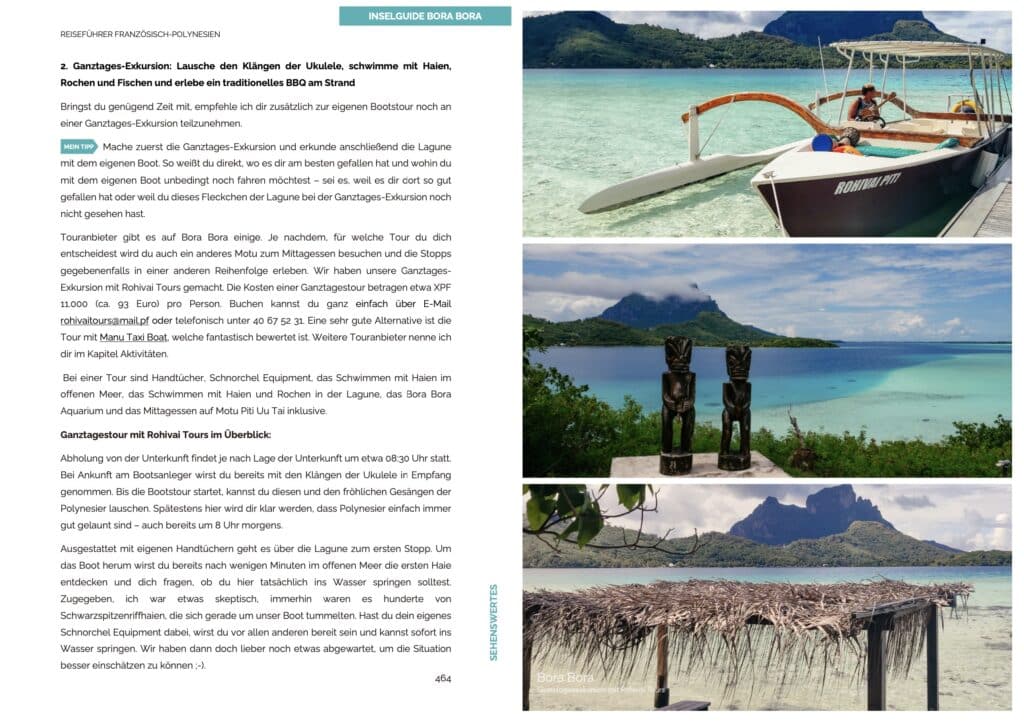 Reiseführer Bora Bora Französisch Polynesien