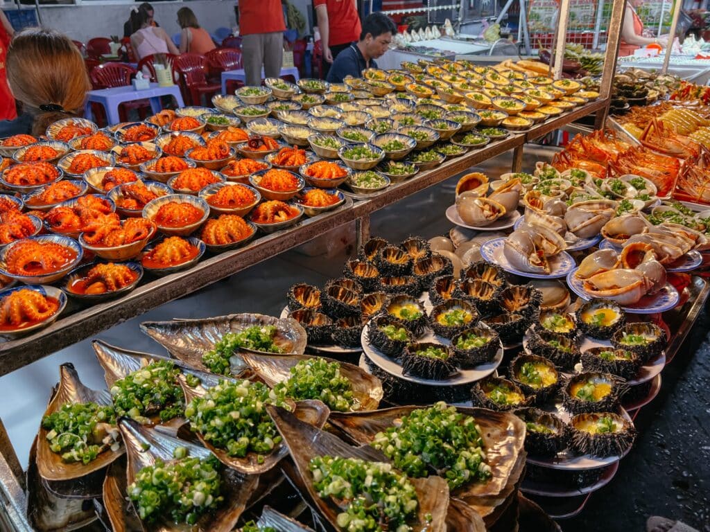Phu Quoc Nachtmarkt, Vietnam