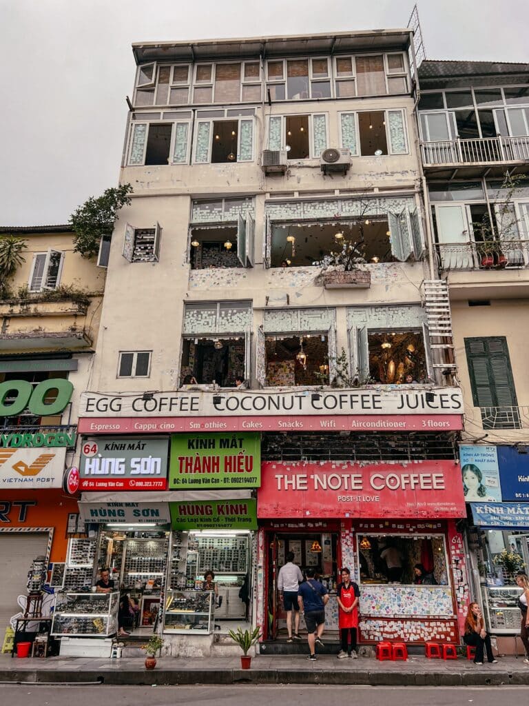 The Note Coffee, Hanoi Sehenswürdigkeiten, Vietnam