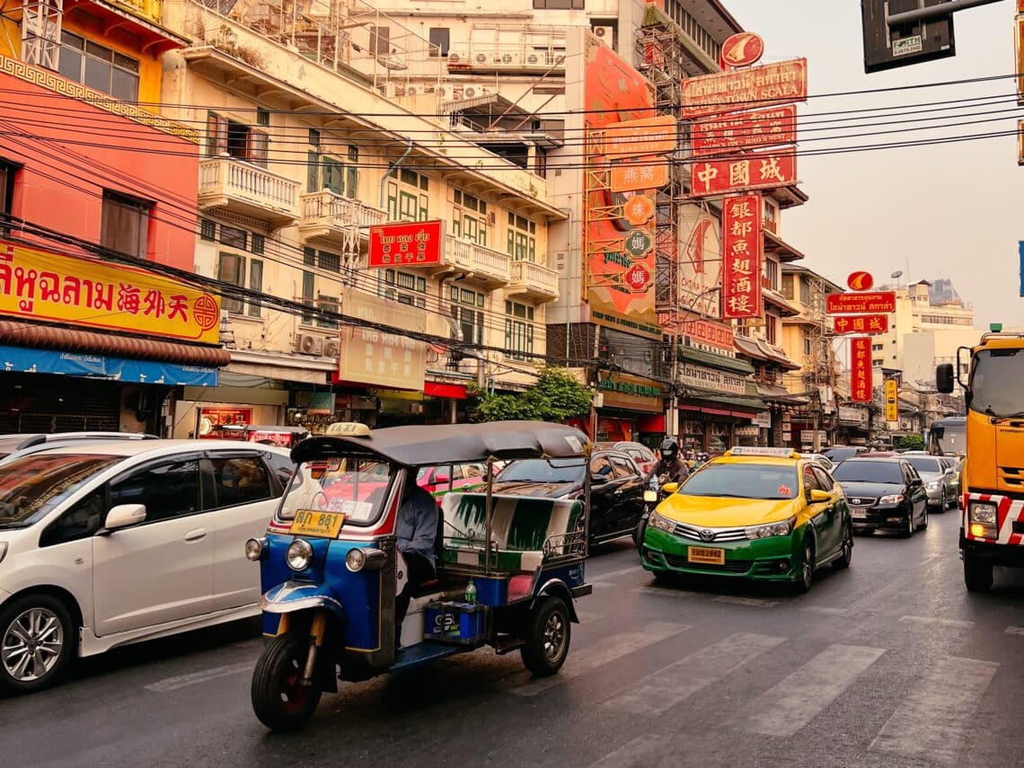 Bangkok Chinatown Nachtmarkt, Thailand