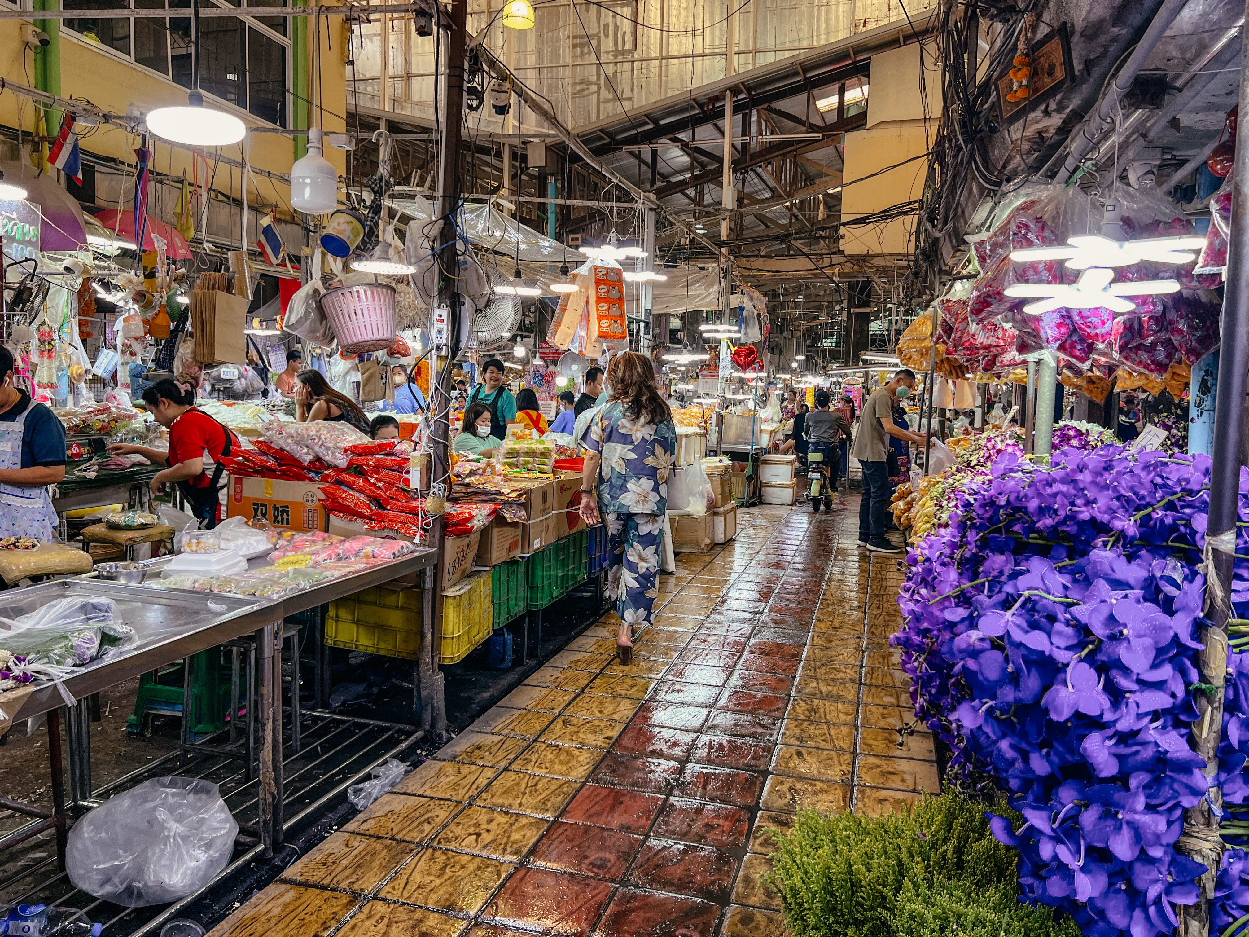 Flower Market, Bangkok Sehenswürdigkeiten, Thailand
