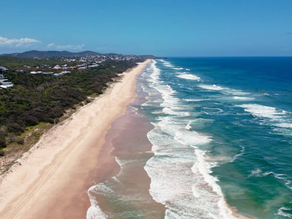 Castaways Beach, Sunshine Coast Sehenswürdigkeiten, Queensland, Australien