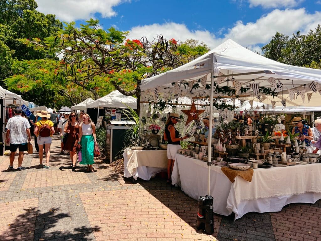 Eumundi Market, Sunshine Coast Sehenswürdigkeiten, Queensland, Australien