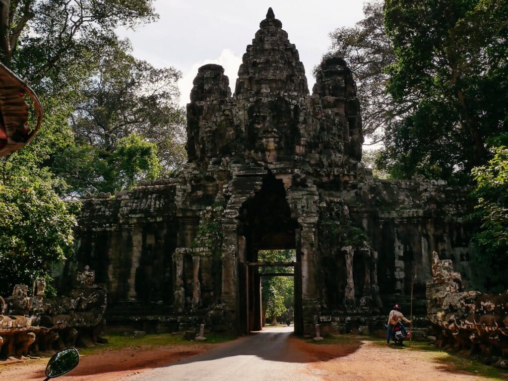 Victory Gate, Siem Reap Sehenswürdigkeiten, Kambodscha, Südostasien