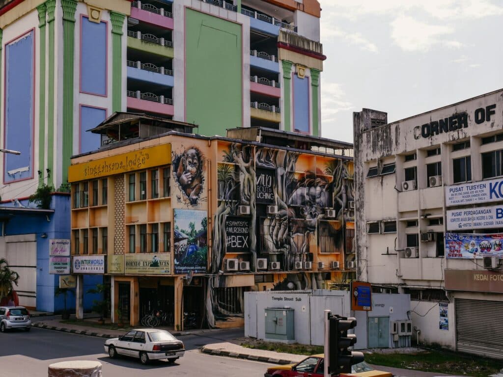 Kuching Sehenswürdigkeiten, Borneo, Malaysia