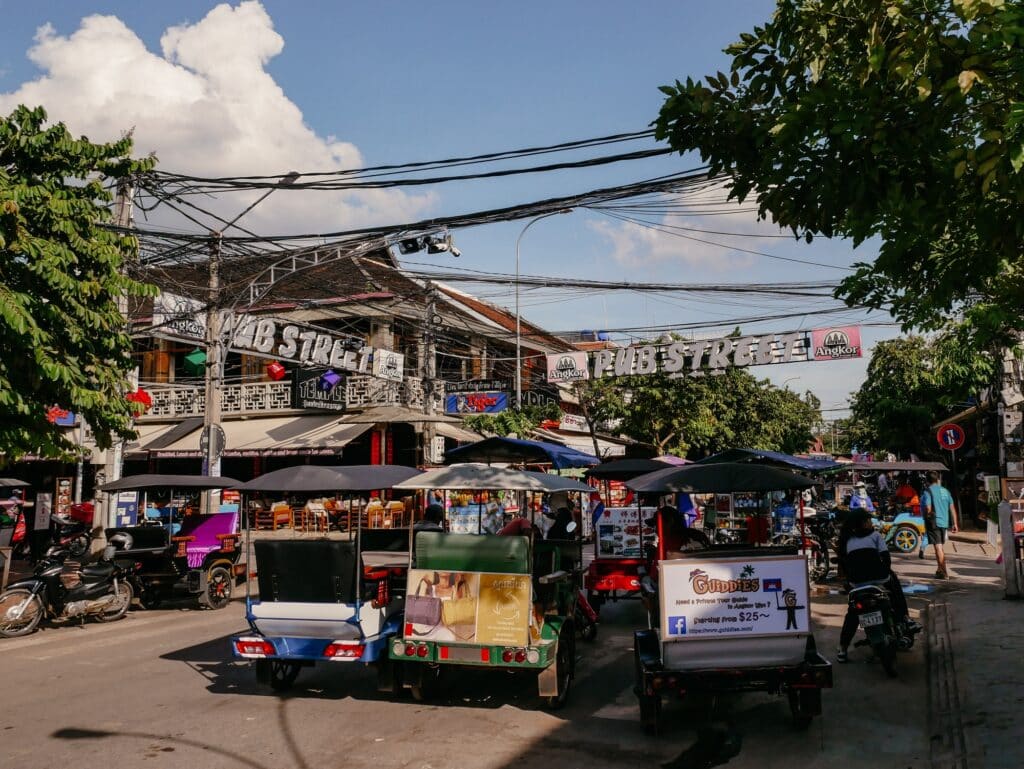 Pub Street, Siem Reap Sehenswürdigkeiten, Kambodscha, Südostasien