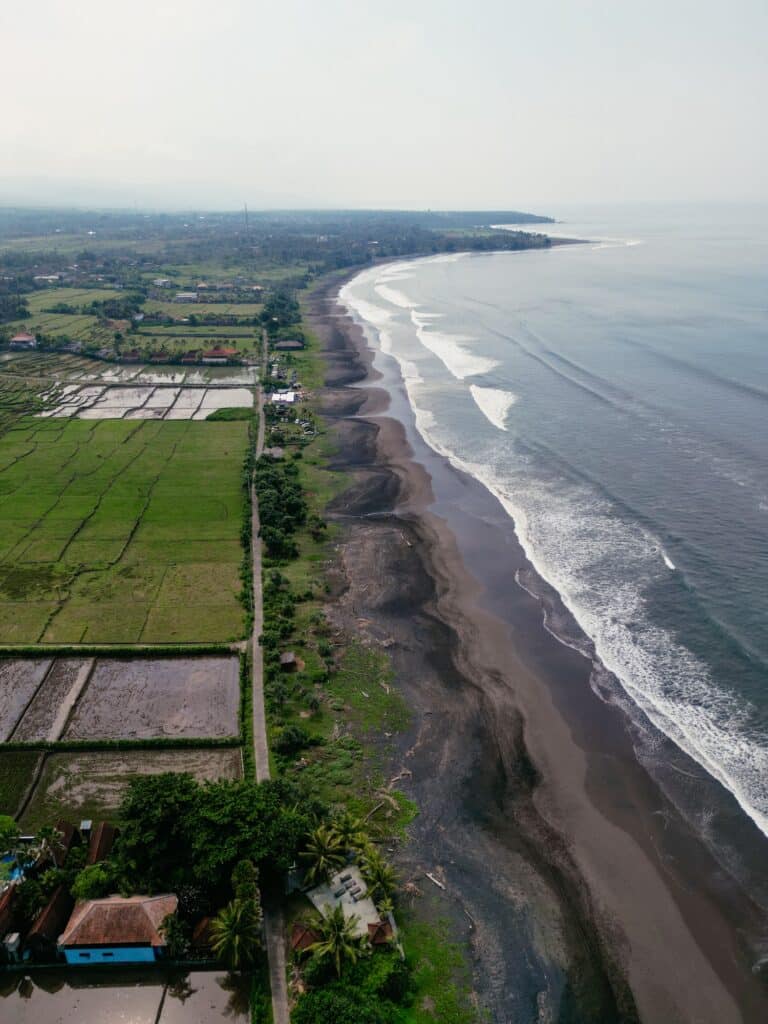 Medewi Beach Sehenswürdigkeiten, Bali, Indonesien