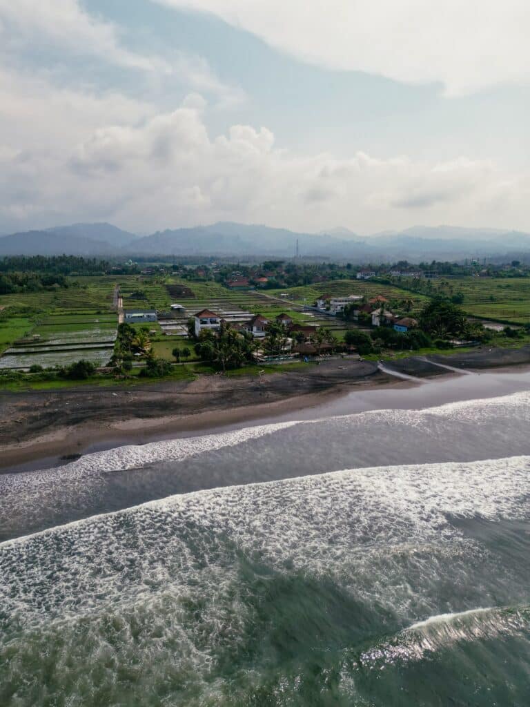 Medewi Beach Sehenswürdigkeiten, Bali, Indonesien