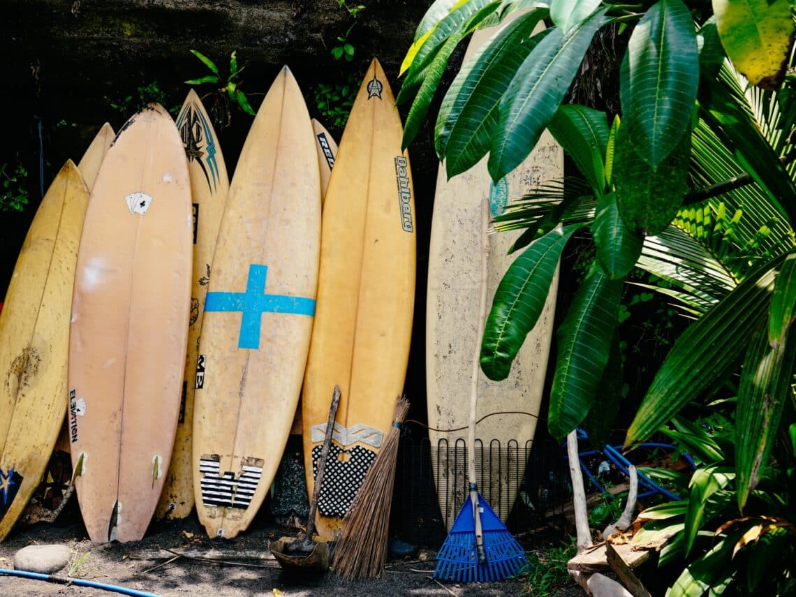Balian Beach, Surfen auf Bali, Indonesien