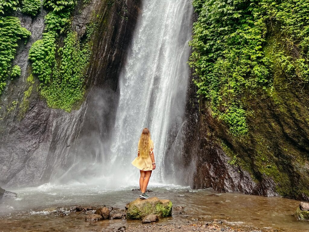Melanting Wasserfall, Munduk Sehenswürdigkeiten, Bali, Indonesien, Südostasien