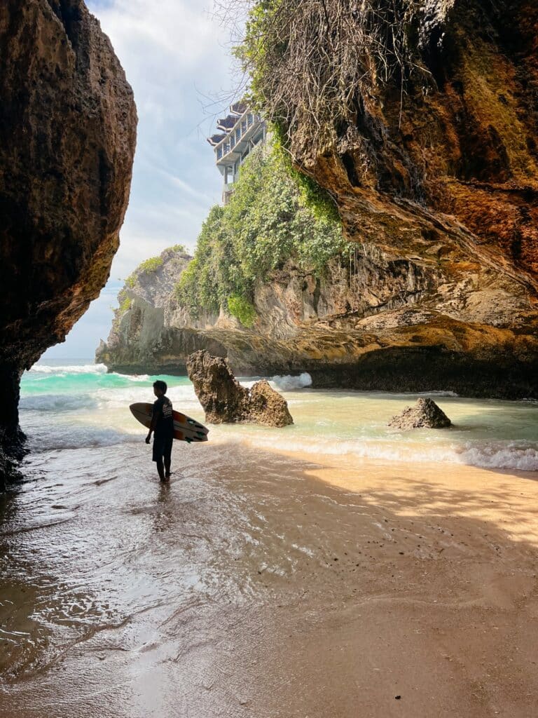 Uluwatu Beach, Uluwatu Sehenswürdigkeiten und Strände, Bali, Indonesien, Südostasien