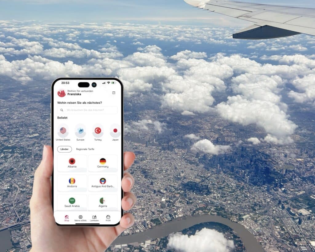 Flug Bangkok, Thailand eSIM Karte Holafly