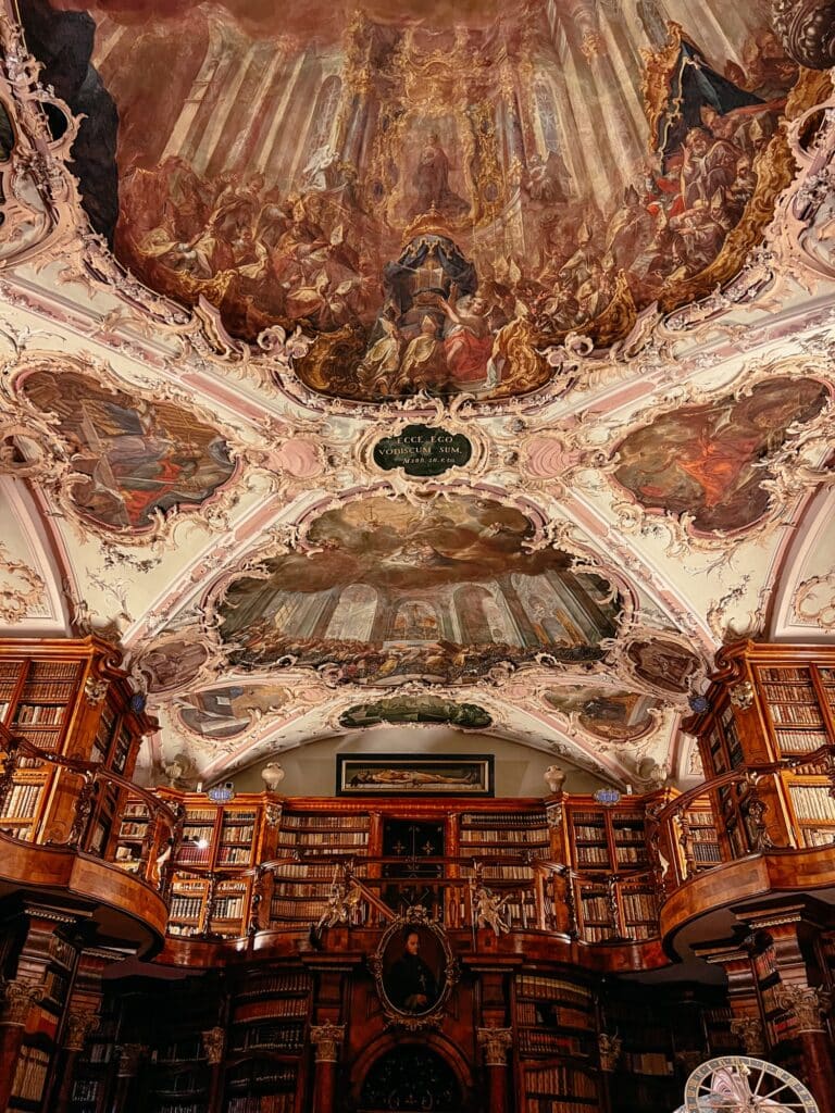 Stiftsbibliothek St. Gallen, Schweiz, Bodensee Reise