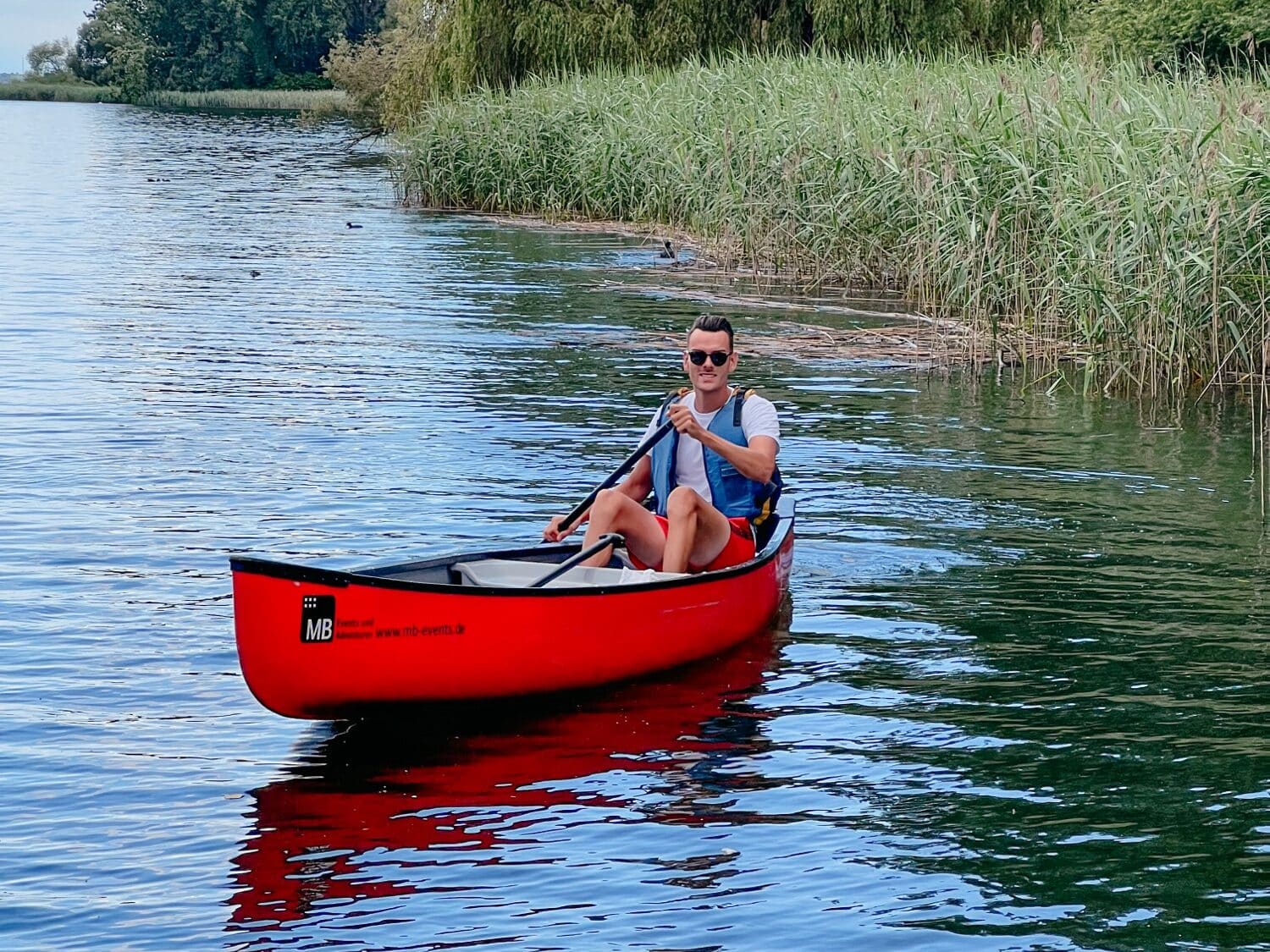 Kanufahren auf dem Bodensee, Strandbad Moos, Bodensee Reise