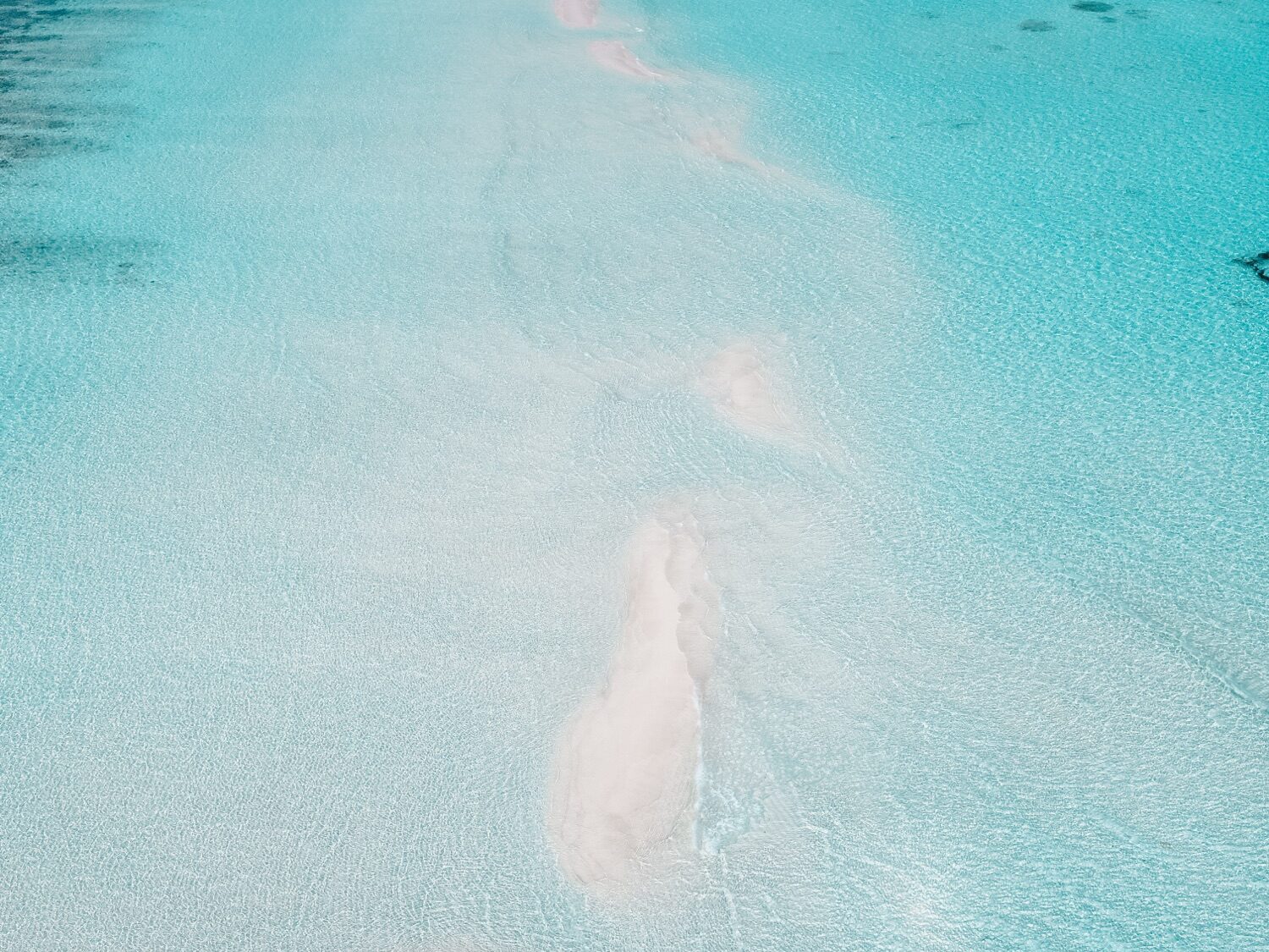 Dhigurah Malediven, Sandbank