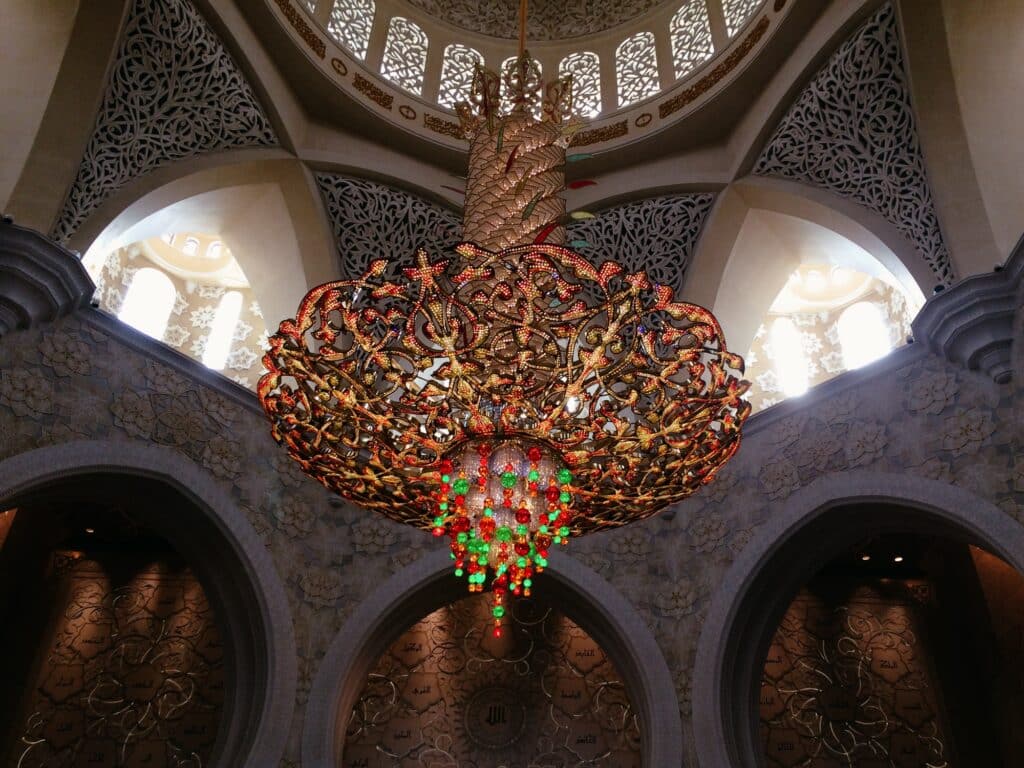Scheich Zayed Moschee, Abu Dhabi Sehenswürdigkeiten, Vereinigte Arabische Emirate