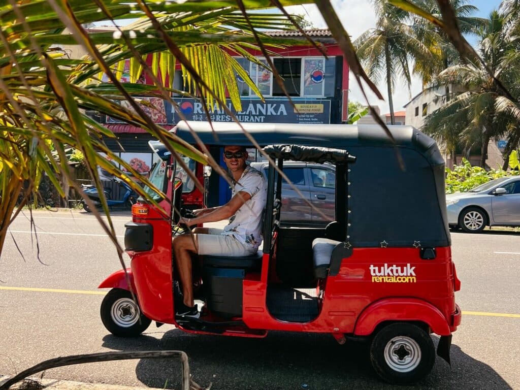 Mit dem eigenen Tuk Tuk durch Sri Lanka, Galle
