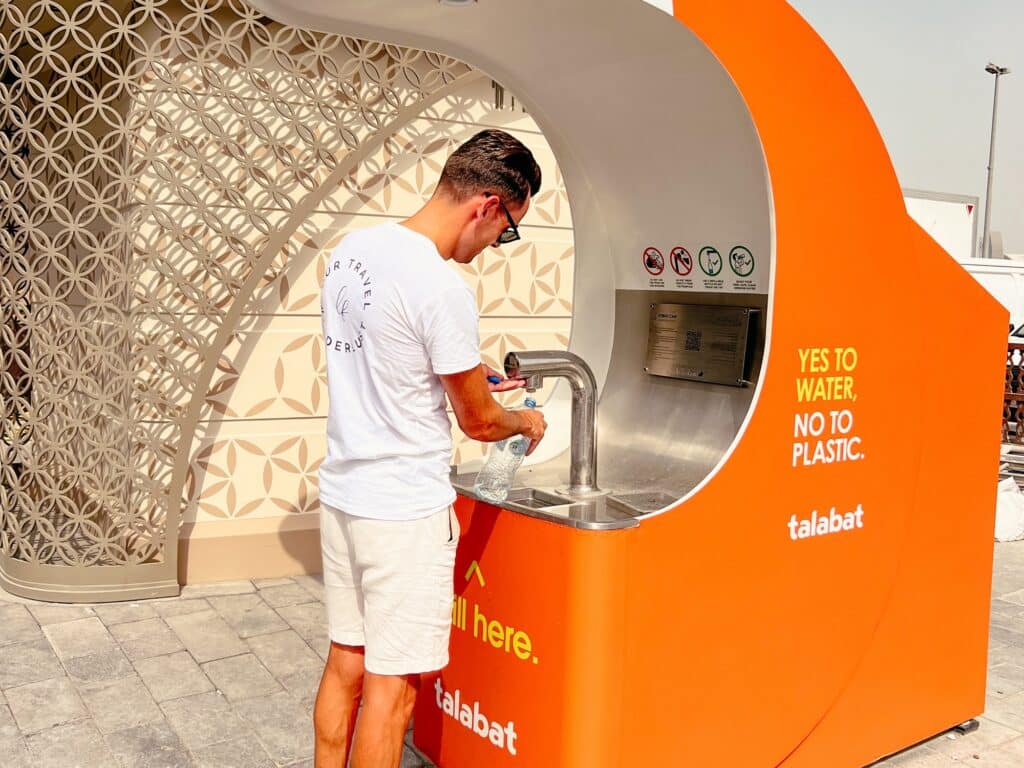 Dubai Wasser Auffüllstation, Dubai Nachhaltigkeit