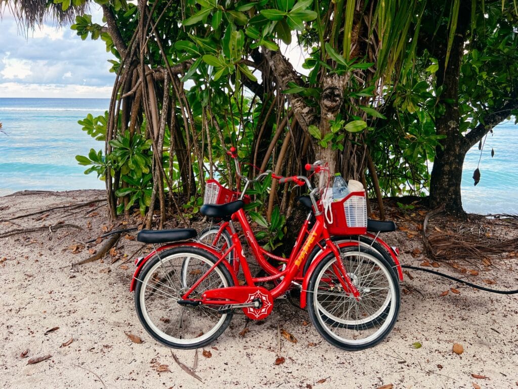 Dhigurah Fahrradfahren, Malediven
