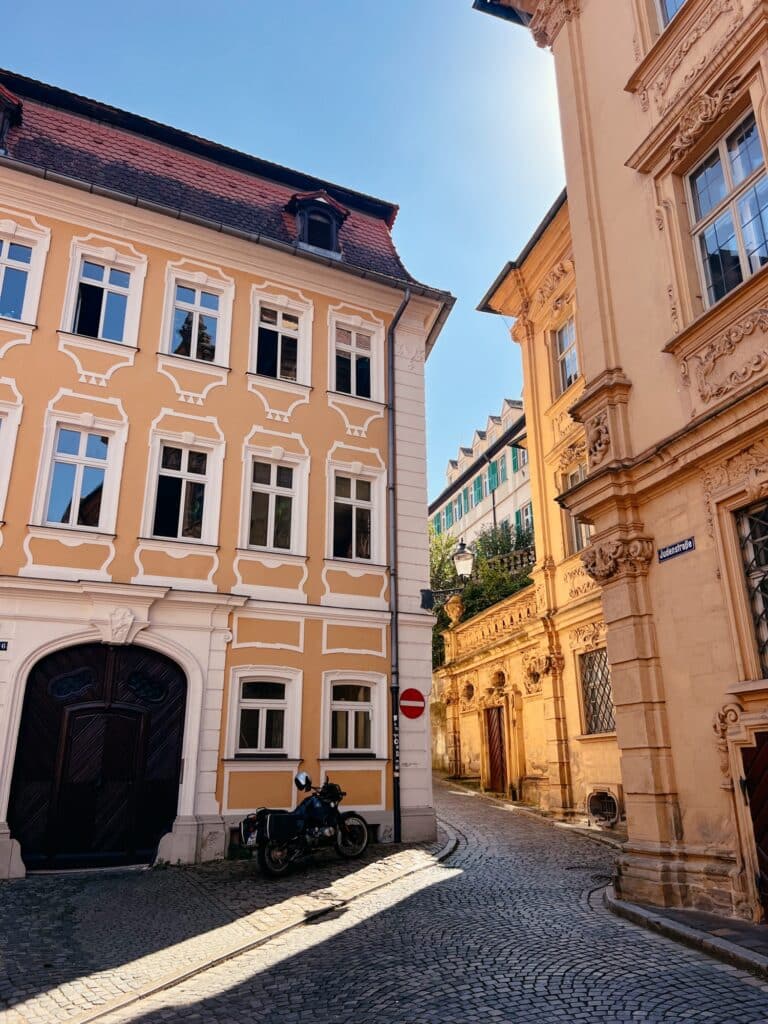 Hübsche Gassen in der Altstadt von Bamberg