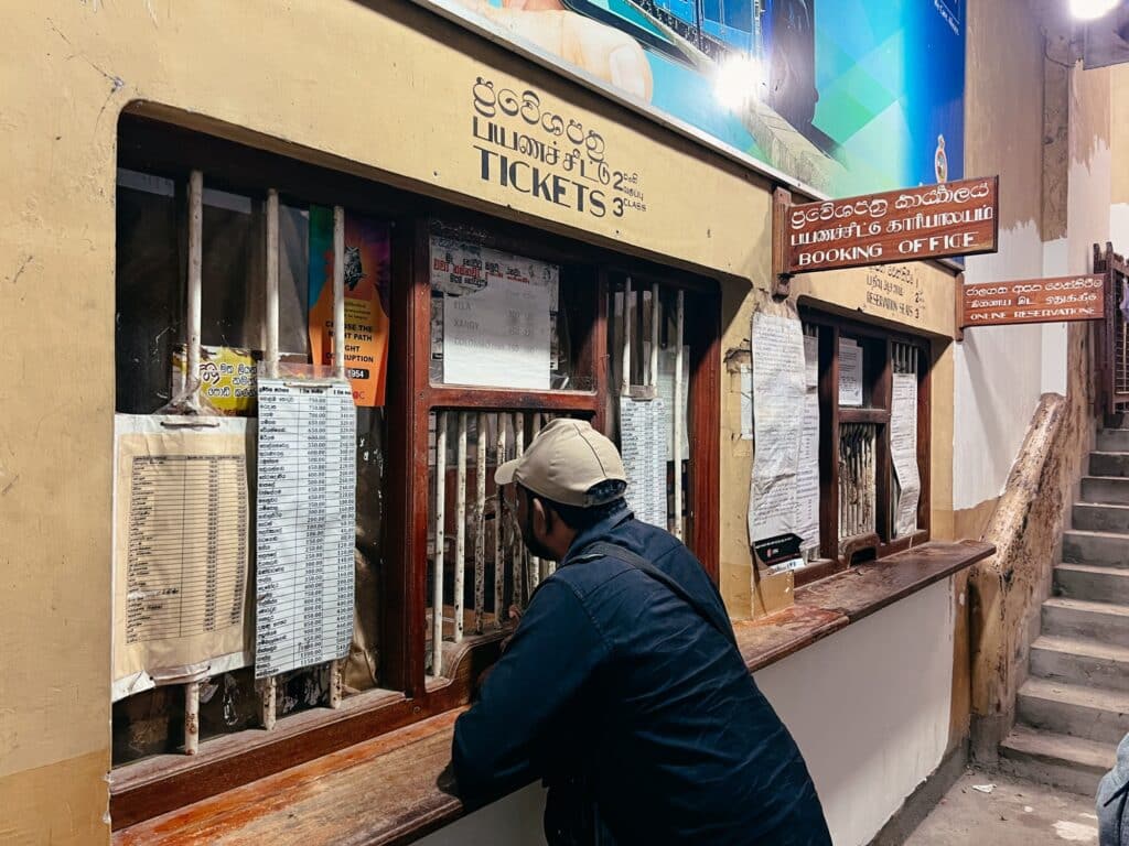 Bahnhof Nanu Oya, Zug Fahren Sri Lanka