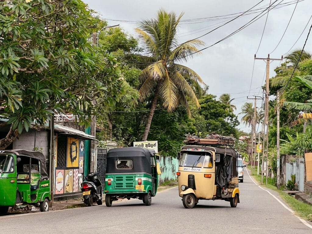 Tuk Tuk fahren in Negombo, Sri Lanka