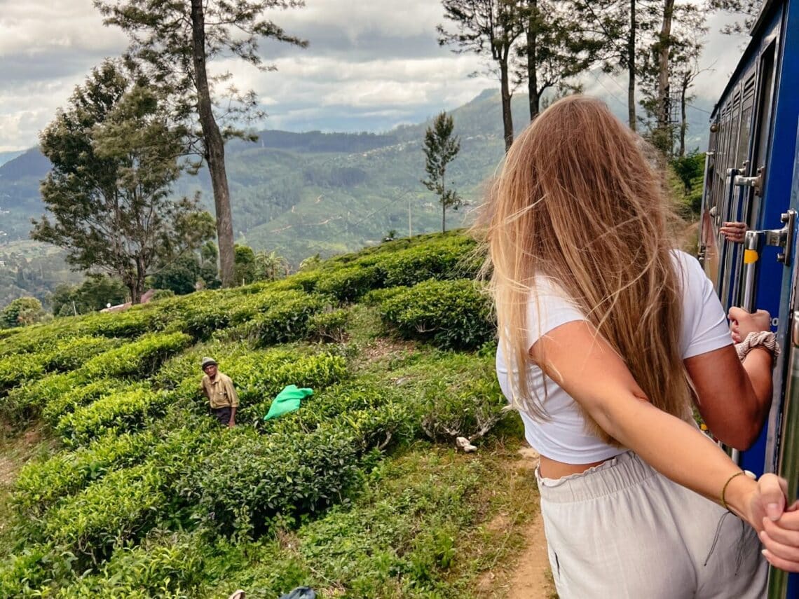 Zug Fahren in Sri Lanka, Zugfahrt Kandy bis Ella in Sri Lanka